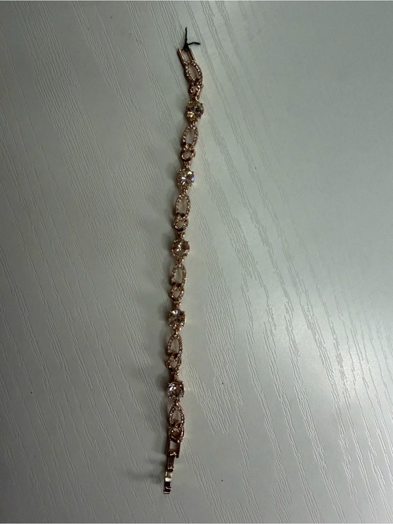 Jewelry - Rose Gold Crystal Link Bracelet - Women Jewelry